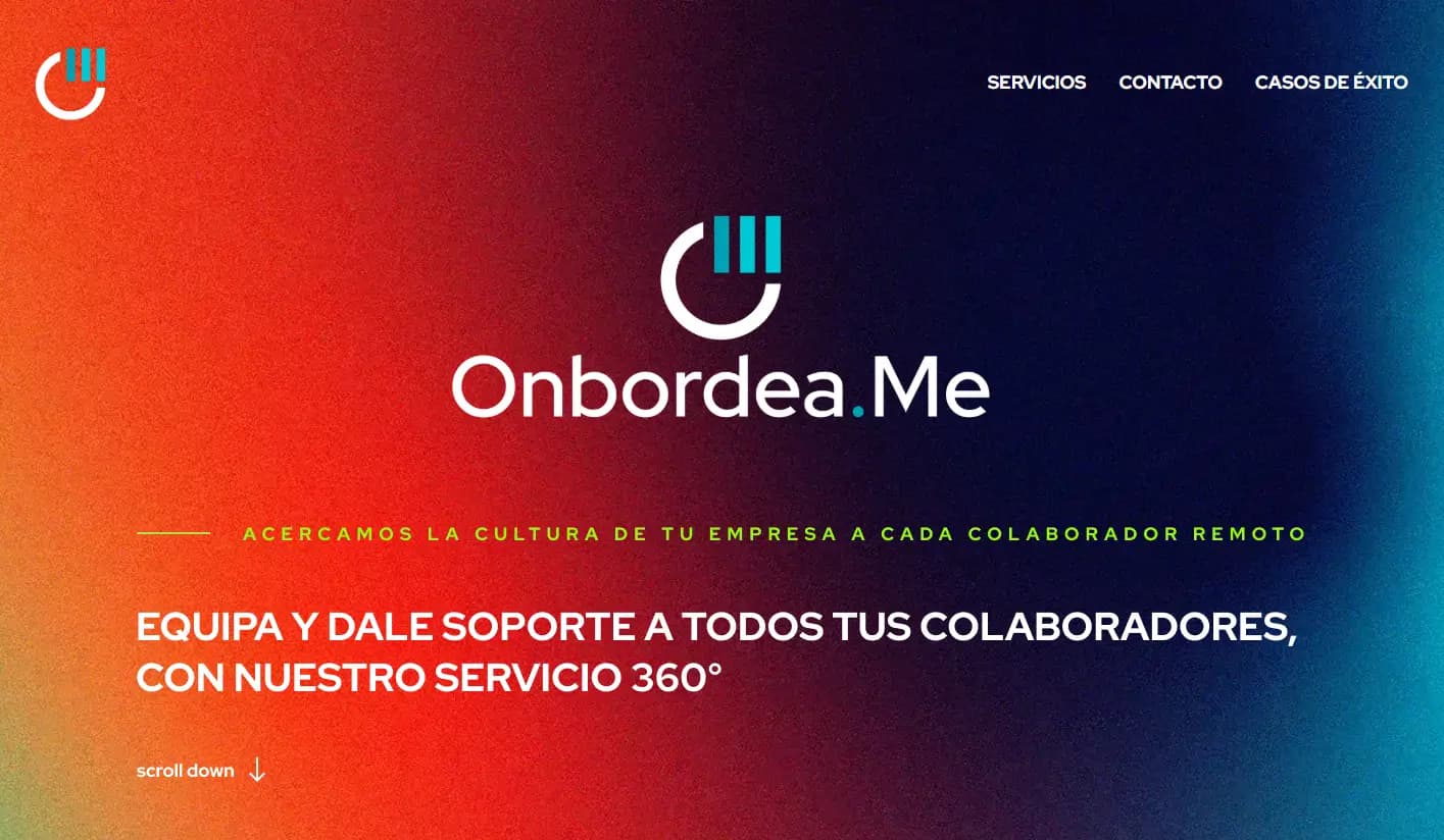 Onbordea.me screenshot